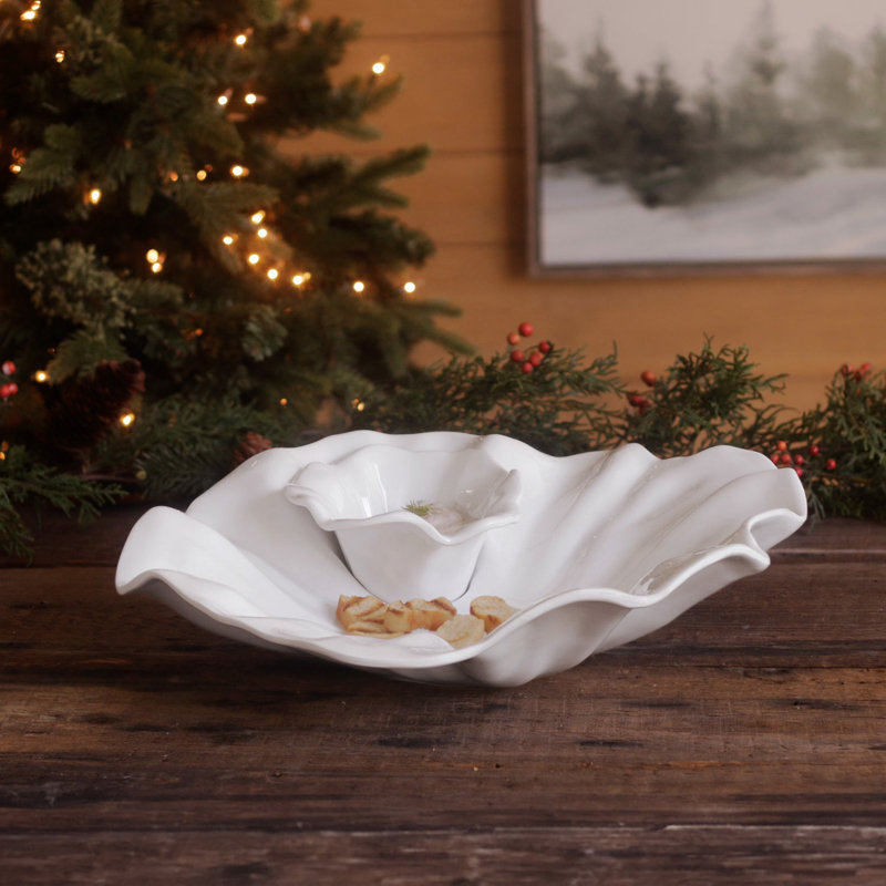 Beatriz Ball Vida Melamine Chips And Dip Platter