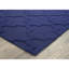 Tapis bleu marine à motif de treillis-1591451957