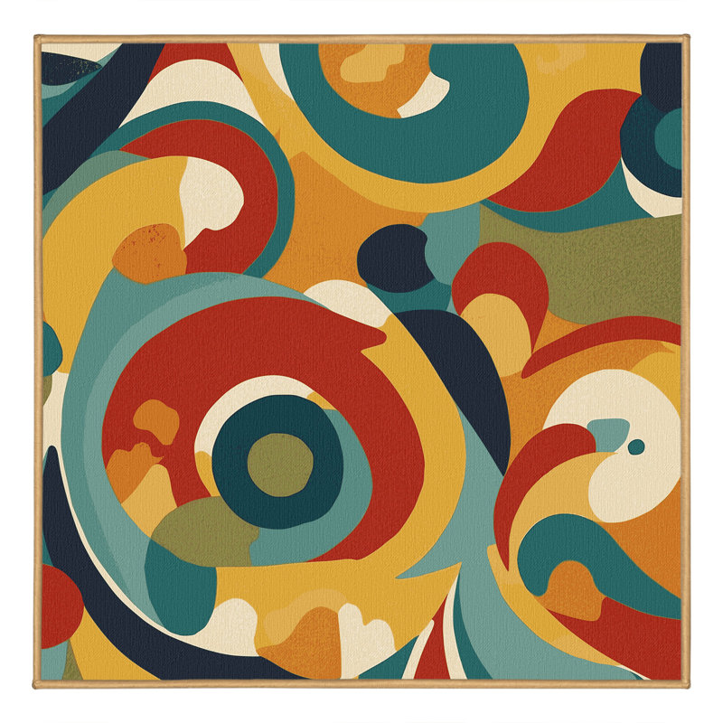 Flashy Zest Rug, Square 4'