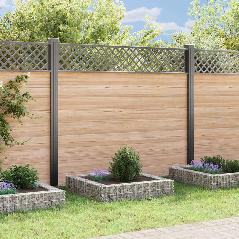 Jardinière pour jardin en acier galvanisé, H 7,9 po x l 31 po x P 39,4 po