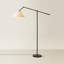 162cm Polished Arched Floor Lamp-1352280139