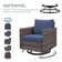 Nazime 2 Person Seating Group with Cushion