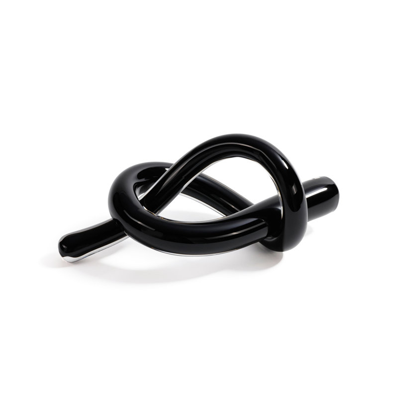 Presse-papier en verre obsidienne, Grand - 11,75 po