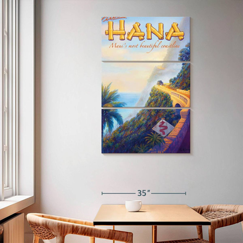 Nicci Visit Hana, 65" H x 42" W
