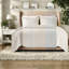 De literie en velours de grande taille, couvre-lit matelassé blanc pour chambre à coucher moderne