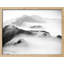 «Black and White Misty Foggy Mountain Range Landscape» sur papier-98266349-98266352