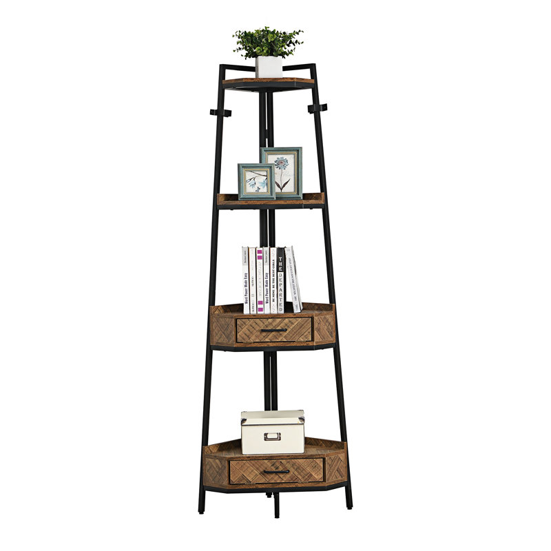Dayston Corner Storage Bookcase