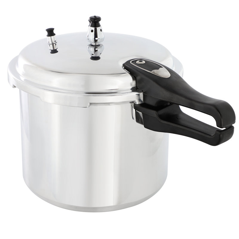 MegaChef 9.5 Quart Induction and Stovetop Pressure Cooker with Steamer