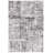 Kara Abstract White/Dark Gray Area Rug-1524715489