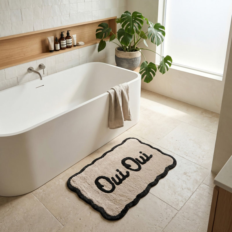 Bath Mat, Beige