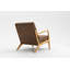 Chaise d'appoint rembourrée avec coussin