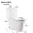 1.1/1.6 GPF Extended Comfort Height Ultra-Quiet Floor-Mounted One-Piece Toilet, Ceramic, White, Soft-Close Seat