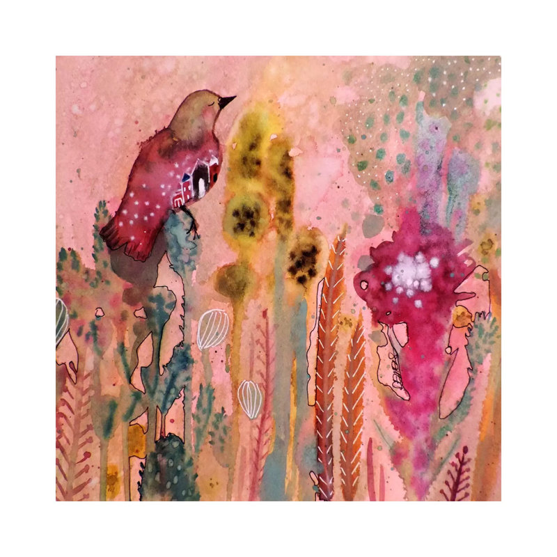Juste Avant by Sylvie Demers - Gallery-Wrapped Canvas Giclée on Canvas, 66.04 cm H x 66.04 cm W x 1.91 cm D, Canvas