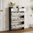 1250 Color Shoe Cabinet With 3 Doors 2 Drawers,PVC Door With Shape ,Large Space For Storage-2101699733
