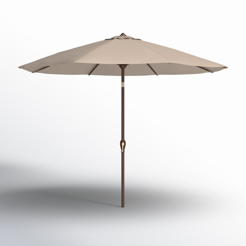 Parasol de marché inclinable 9 pi Colete, Beige antique