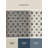 Soft Plush Fessler Hanukkah Modern & Contemporary Abstract Area Rug in Beige – Navy Binding-1013877591