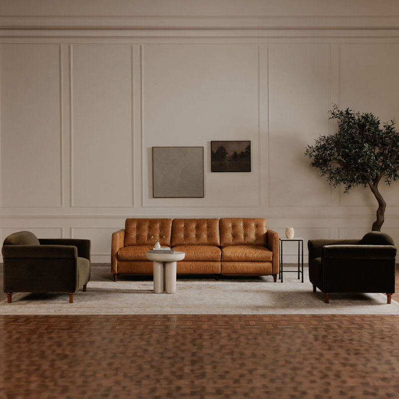 Harmony Armchair, Dark Green Velvet