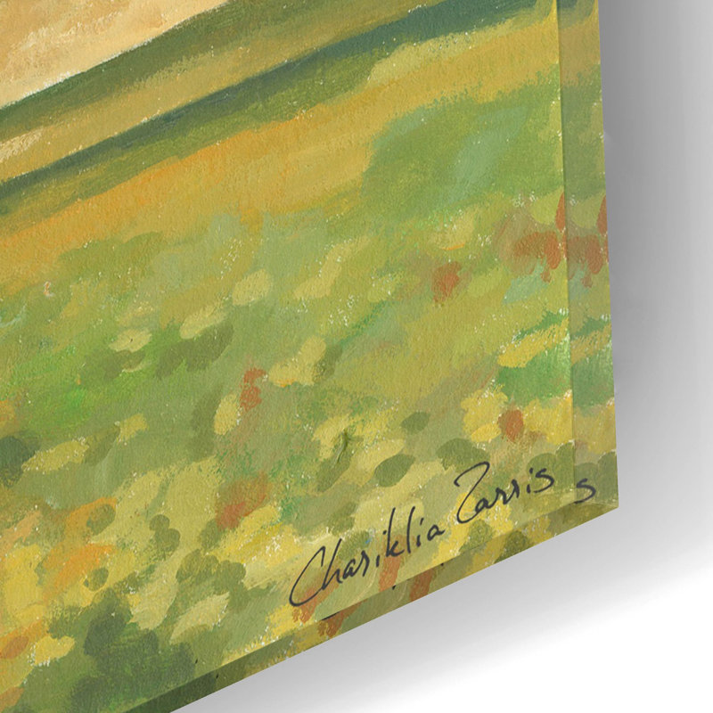  «Mini Western Vista 3» par Chariklia Zarris, art mural en verre acrylique, 16 po x 12 po