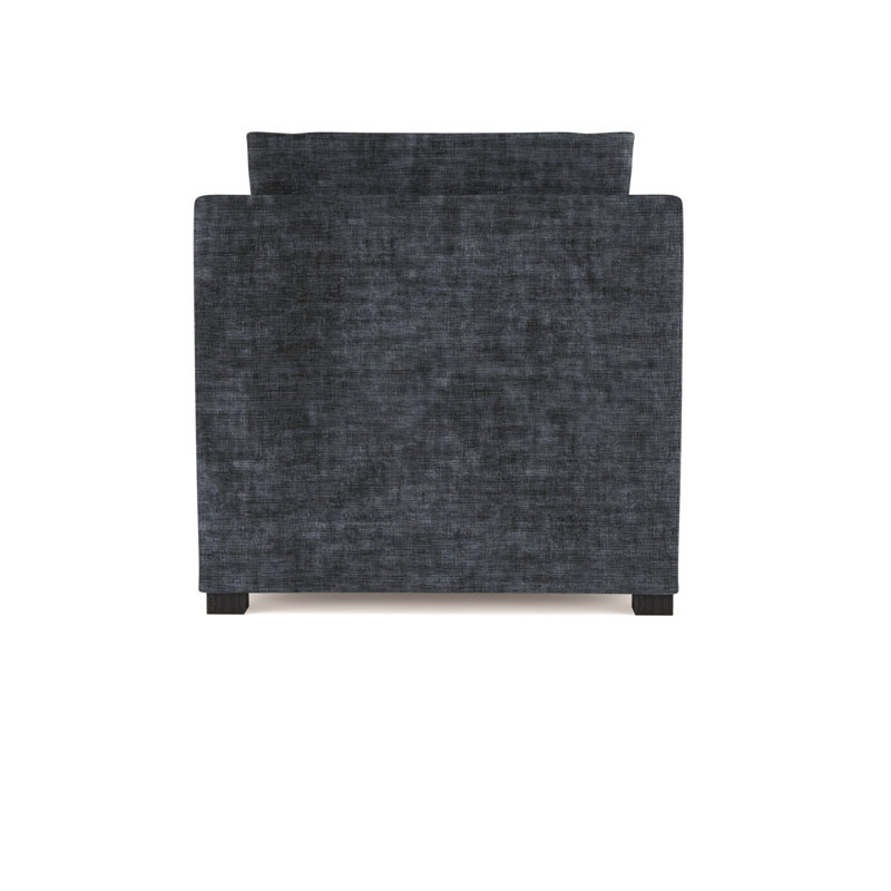 Madison Chaise Lounge, Plush Velvet Oyster, Weathered