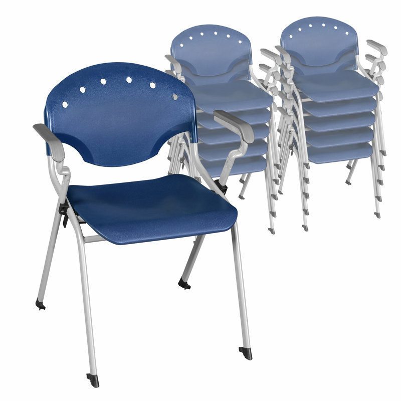 Chaise empilable Regency Rico, Marine, Oui