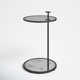 Erma Glass C Table End Table with Storage