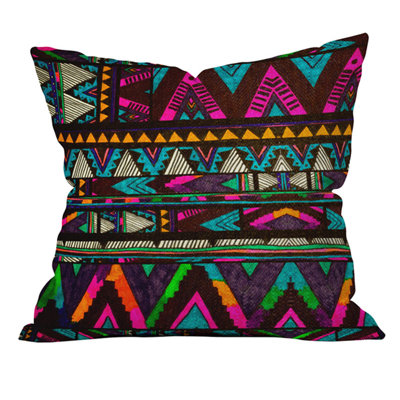 Kris Tate Huipil Outdoor Throw Pillow