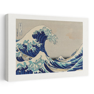 The Wave - Kanazawa Oki Nami Ura, reproduction d'art murale abstraite contemporaine
