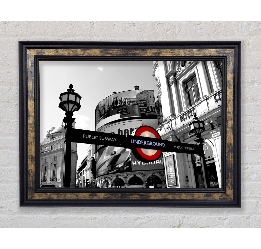 London Piccadilly Circus - Einzelner Bilderrahmen Kunstdrucke