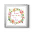 Floral Scripture Wreath I - cadre photo, impression d'art textuel sur papier-149421066-149421065