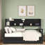 Lit de jour moderne avec tablettes de rangement et 2 tiroirs-781805458