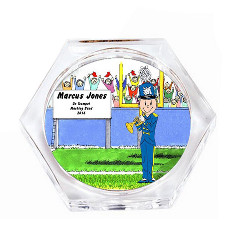 Ensemble de 4 sous-verres personnalisables, Oui, Île Seymour Nord, Galapagos