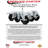 4 Piece Hard Rubber Caster Set
