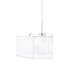 Kropp 6 - Light Silver Geometric Pendant
