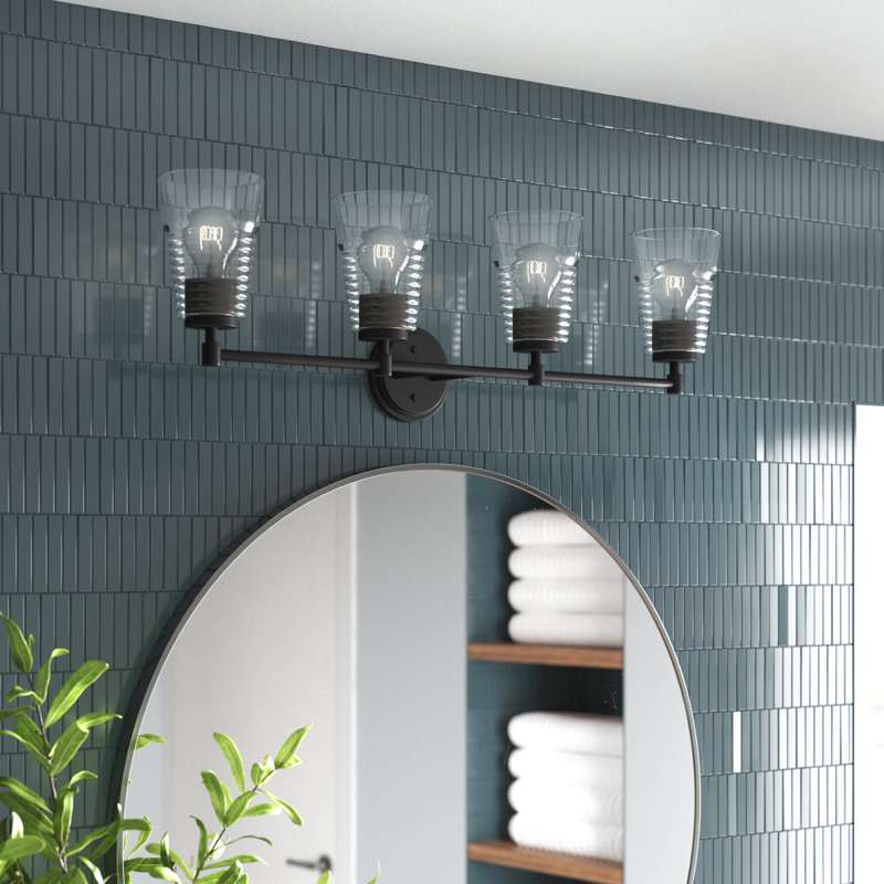 Archiebald 4 - Light Dimmable Vanity Light, Matte Black