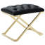 Banc simple Rada noir / doré-111539112