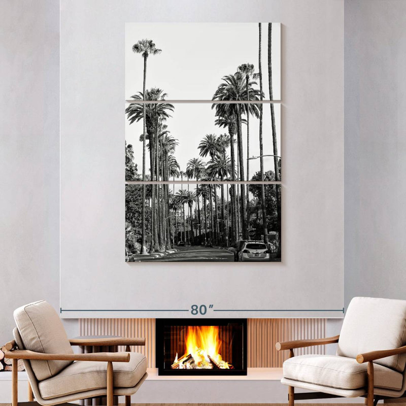 Sirci Black, Californie, Los Angeles, centre-ville I, H 74 po x l 48 po