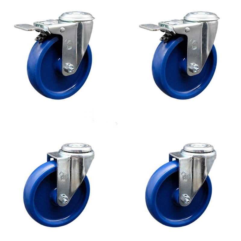 4-Piece Polyurethane Caster Set