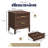 Walter 2 Drawer Nightstand with Charging Station, Bedside Table with Storage Drawers, Night Stand for Bedroom, End Table or Side Table for Living Room, 15.5" D x 18.7" W x 21.7" H, Walnut-2096359762