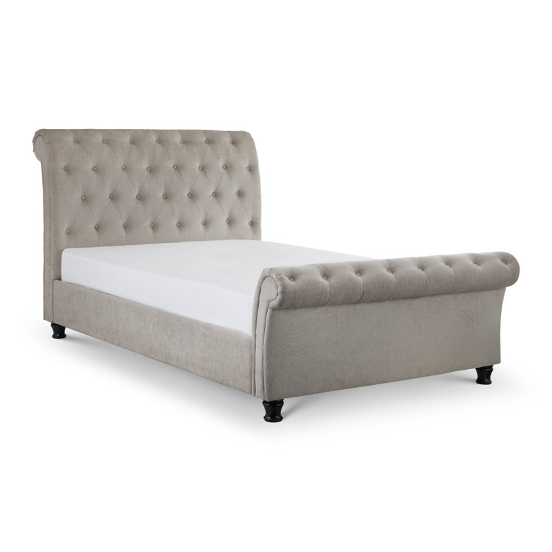 Laurens Upholstered Storage Bed with Mattress, No Mattress, Kingsize (5')