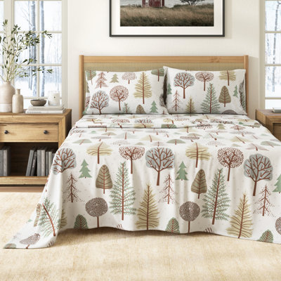100% Turkish Cotton Winter Flannel Sheet Set
