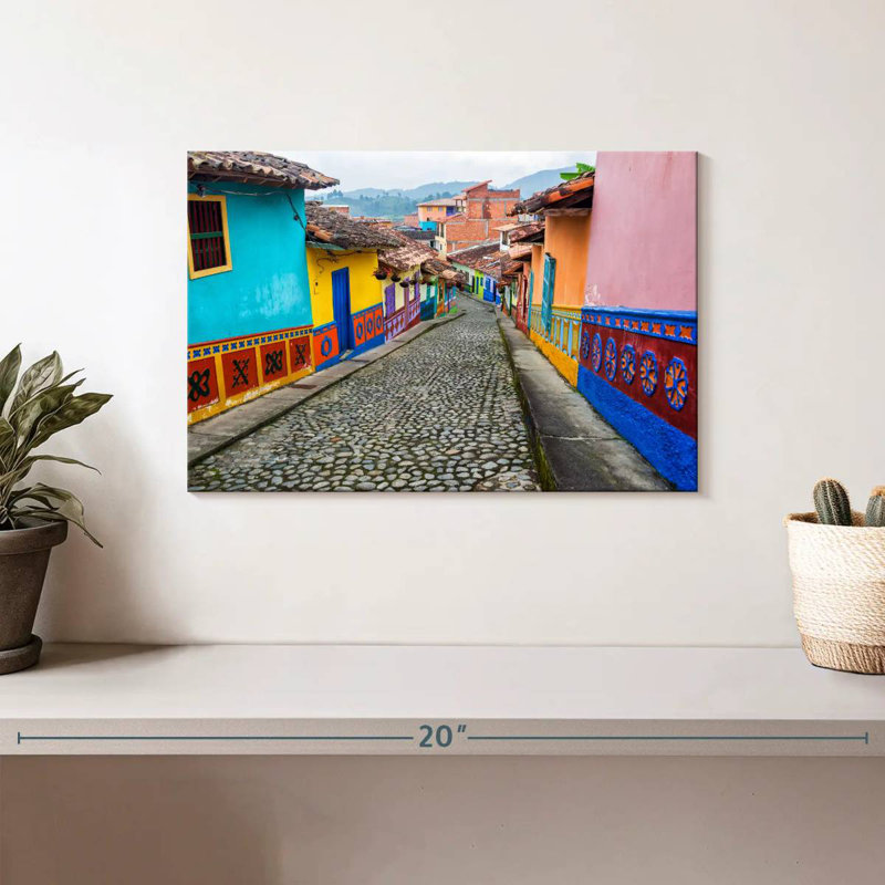 Sireci Guatape Cobbled Street, 8" H x 12" W