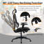 Chaise d'ordinateur pivotante à 360 ° avec dossier haut, repose-pieds et accoudoirs-2042329465-2042329410-2042329464