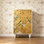 Armoire à chaussures en bois massif de style chinois