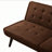 Convertible Futon Sofa Bed, 63" Sleeper Couch With 5-Position Adjustable Backrest, Loveseat For Small Spaces, Guest Bed & Living Room-2873470