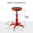 Jaitun Swivel Pine Solid Wood Adjustable Height Counter Stool with Steel Frame-903460918-941755351