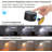 Lepotec Wireless RGB Wall Sconces with Remote Control,2000mah Rechargeable Portable Desk Lamp-928453101