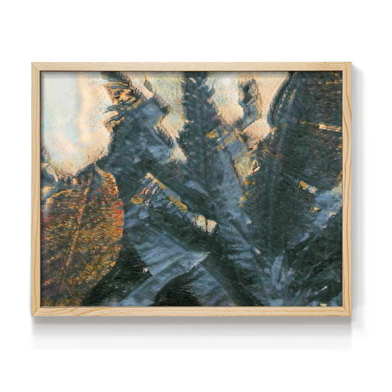 Cabana View Monet I - impression encadrée - réaménageable, H 8 po x l 10 po, Naturel