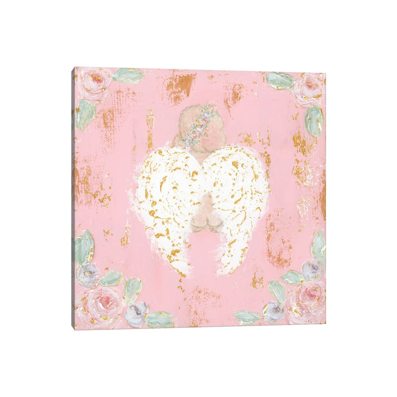 Avery Angel 1 Piece Painting on Canvas, 30.48 cm H x 30.48 cm W, Wrapped Canvas