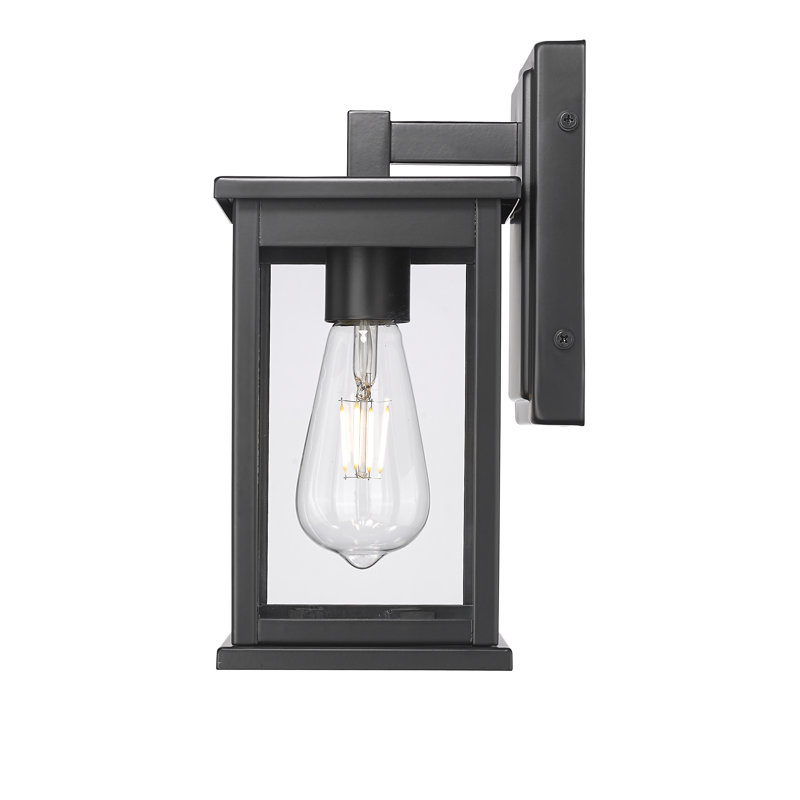 Raji 1 Light Outdoor Wall Sconce, 13" H x 7" W x 8.13" D