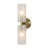 Everly Quinn Hibner 2 Light Glass Sconce